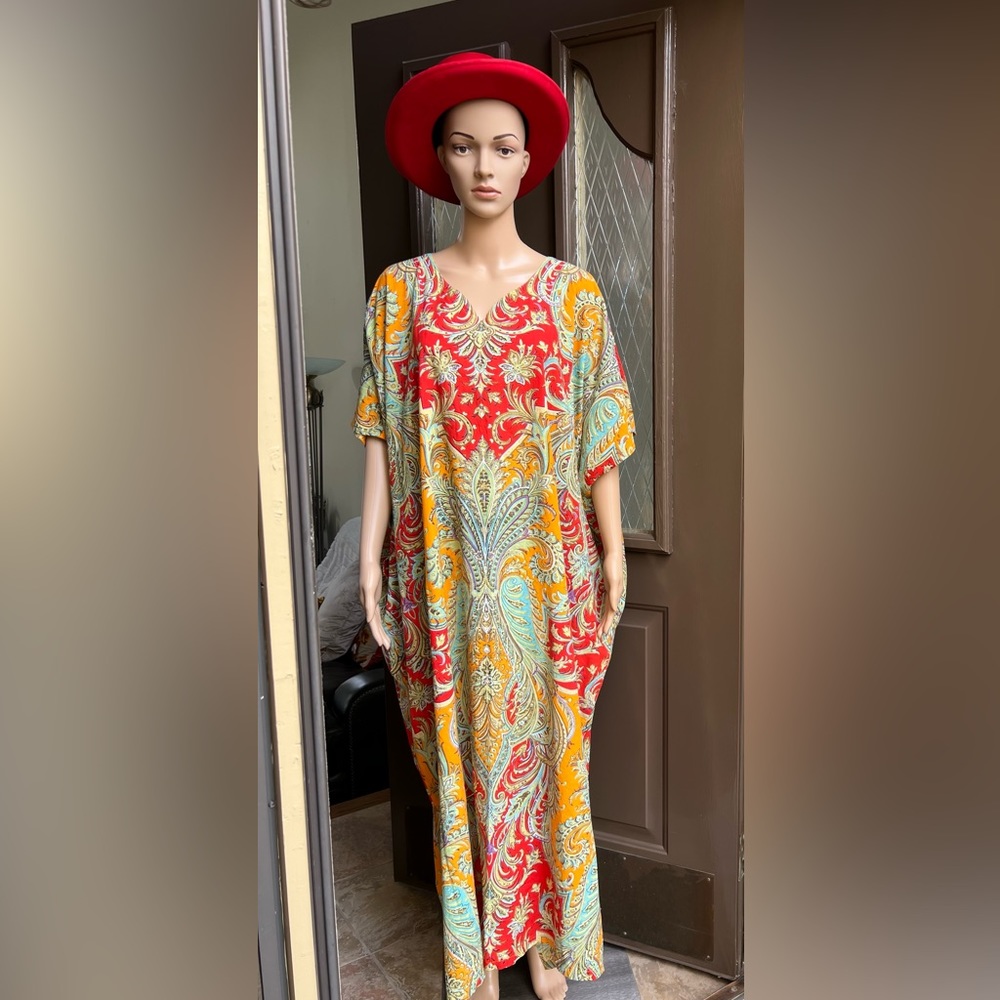 Made in India cotton caftan